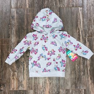 NWT Toddler Girls Butterfly Hoodie